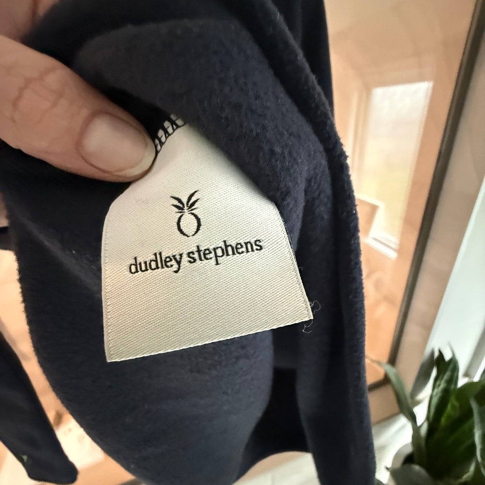 Excellent Condition! Dudley Stephens Vello Fleece Greenpoint Turtleneck Navy, XS - Picture 10 of 10